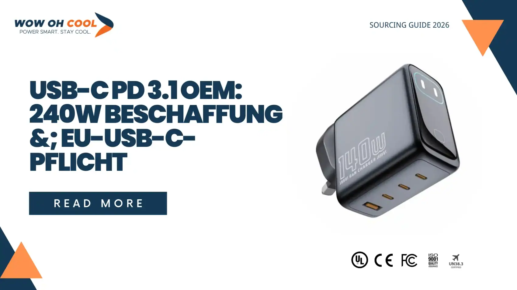 USB-C PD 3.1 OEM 240W EPR: SPR vs EPR und E-Marker-Kabel für Importeure