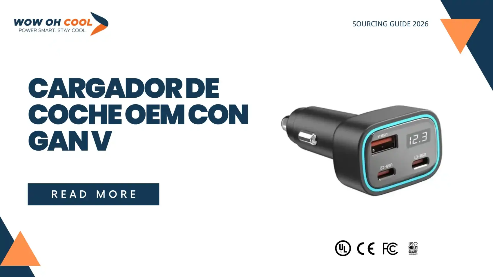 Cargador de Coche OEM GaN V
