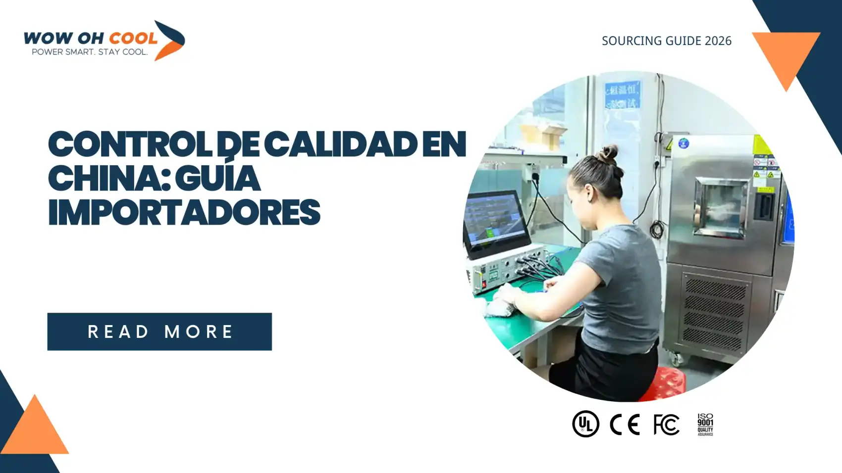 Control de calidad en fábricas chinas: proceso IQC, IPQC, FQC, OQC con prueba de envejecimiento para importadores OEM