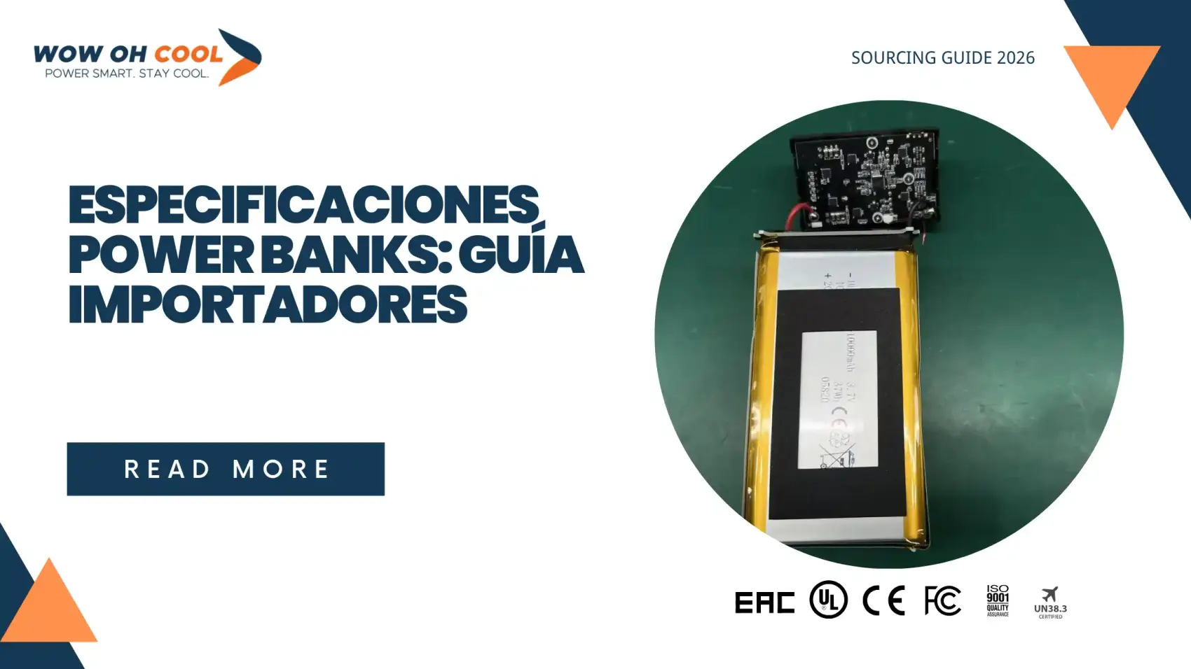 Especificaciones Power Banks