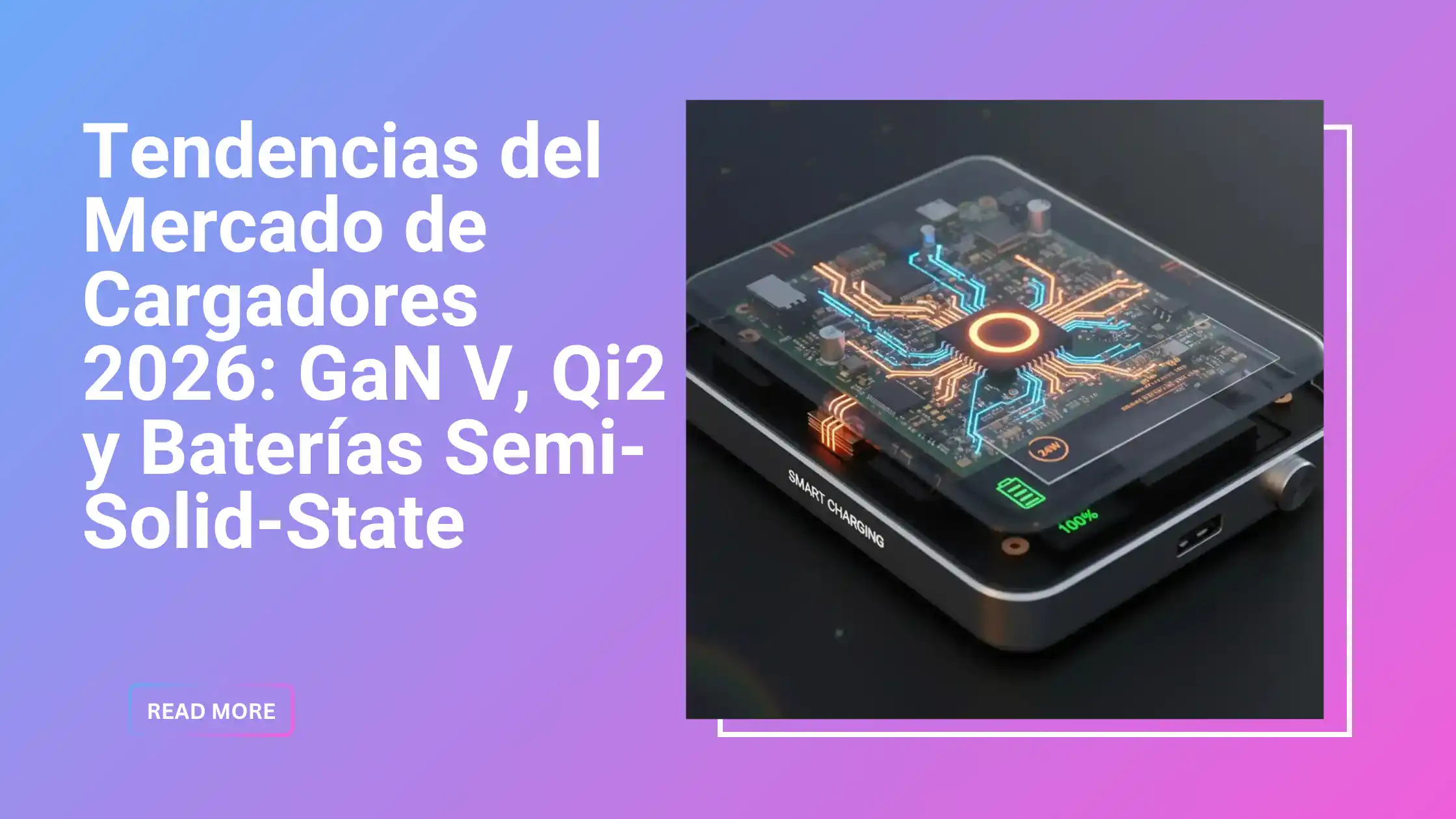 Tendencias del Mercado de Cargadores 2026: GaN V, Qi2, PD 3.1
