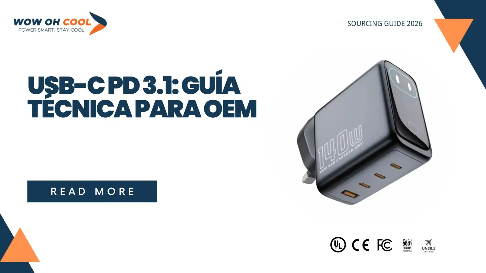USB-C PD 3.1 OEM 240W EPR: especificaciones SPR vs EPR y cables E-Marker para importadores B2B