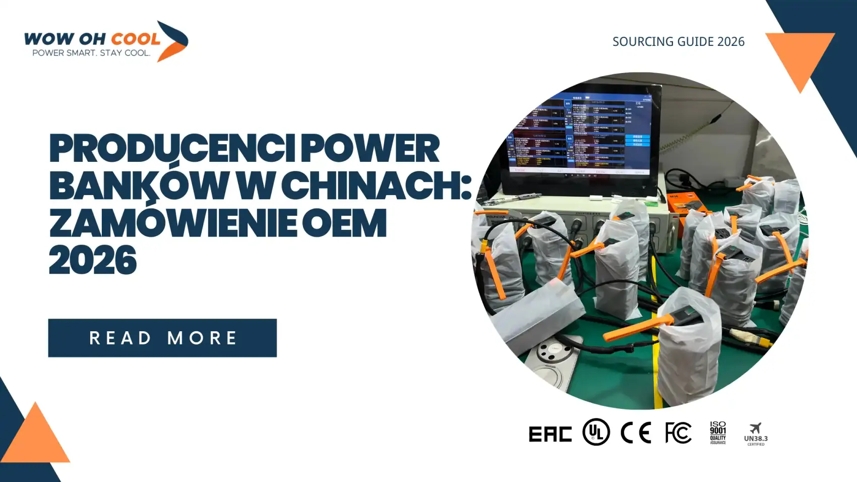 Producenci power banków w Chinach: fabryka OEM w Shenzhen, MOQ 500 i ceny FOB dla polskich importerów