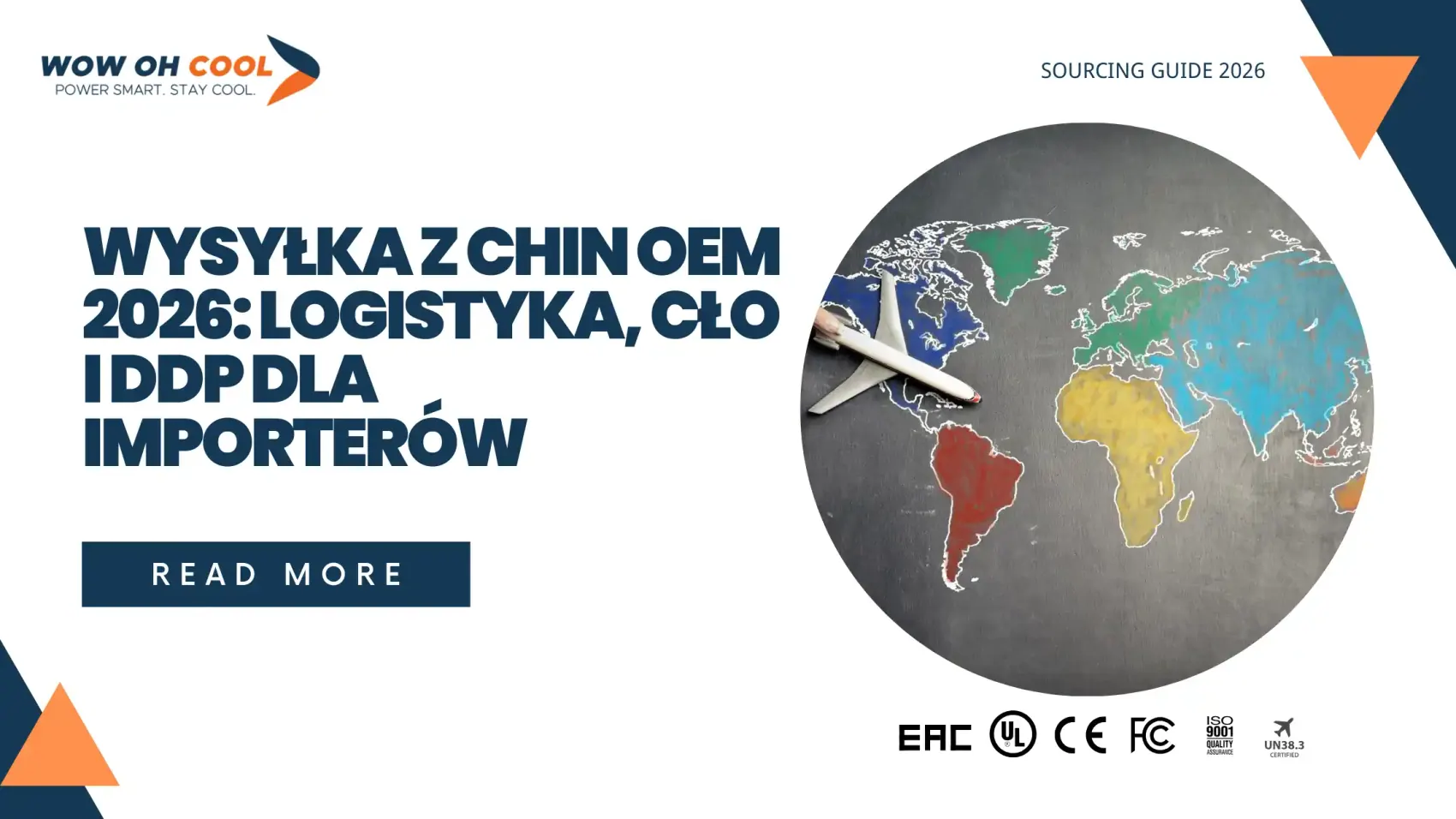 Wysyłka z Chin do Polski — kontenery, fracht i logistyka importu OEM ładowarek