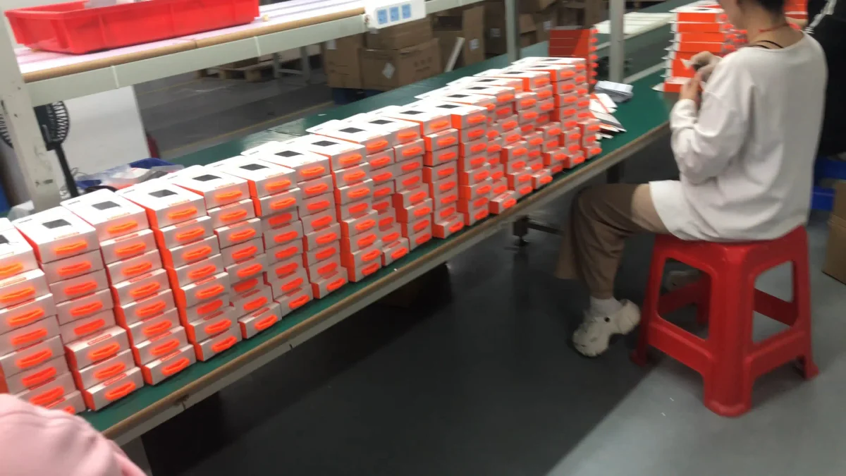 WOWOHCOOL GaN charger factory production line - automated SMT assembly