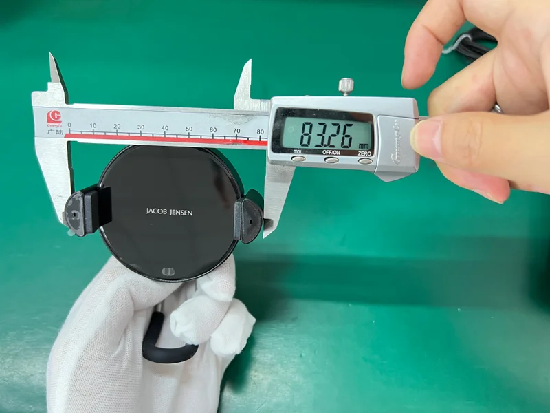 Qi2 wireless charger quality inspection and testing at WOWOHCOOL factory