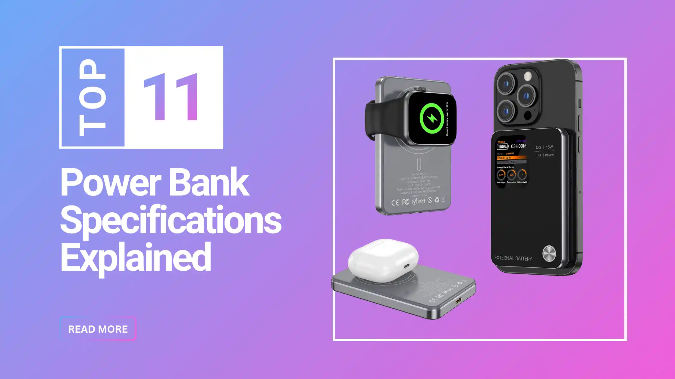 Power bank specifications guide