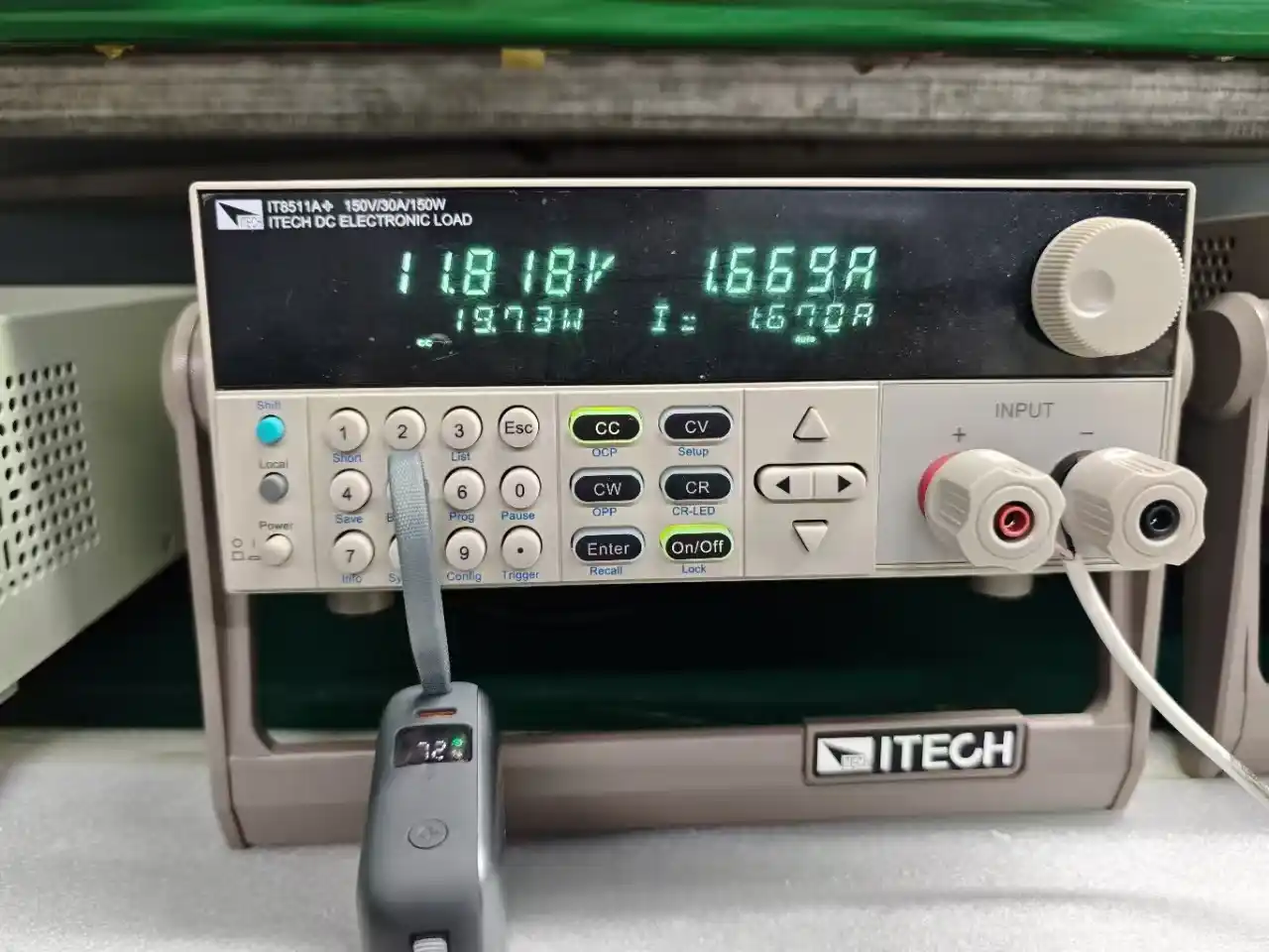 Fast Charge Voltage Certification Test, FCC CE Compliance Fast charging power bank undergoing FCC and CE certification voltage compliance testing at OEM factory with multi-protocol PD 3.1 PPS verification