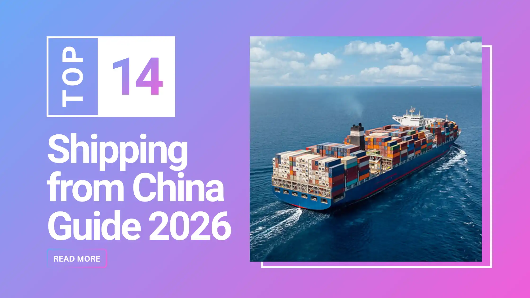 Shipping from China guide - freight options incoterms and logistics