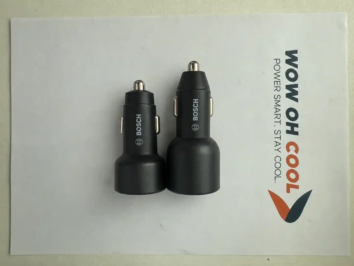 Bosch 65W GaN car charger product lineup - multi-tier OEM strategy