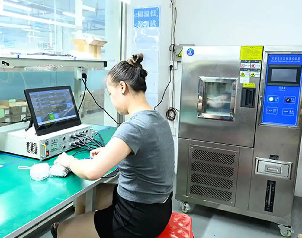 Testing laboratory - Chroma load testers and QC equipment for charger verification