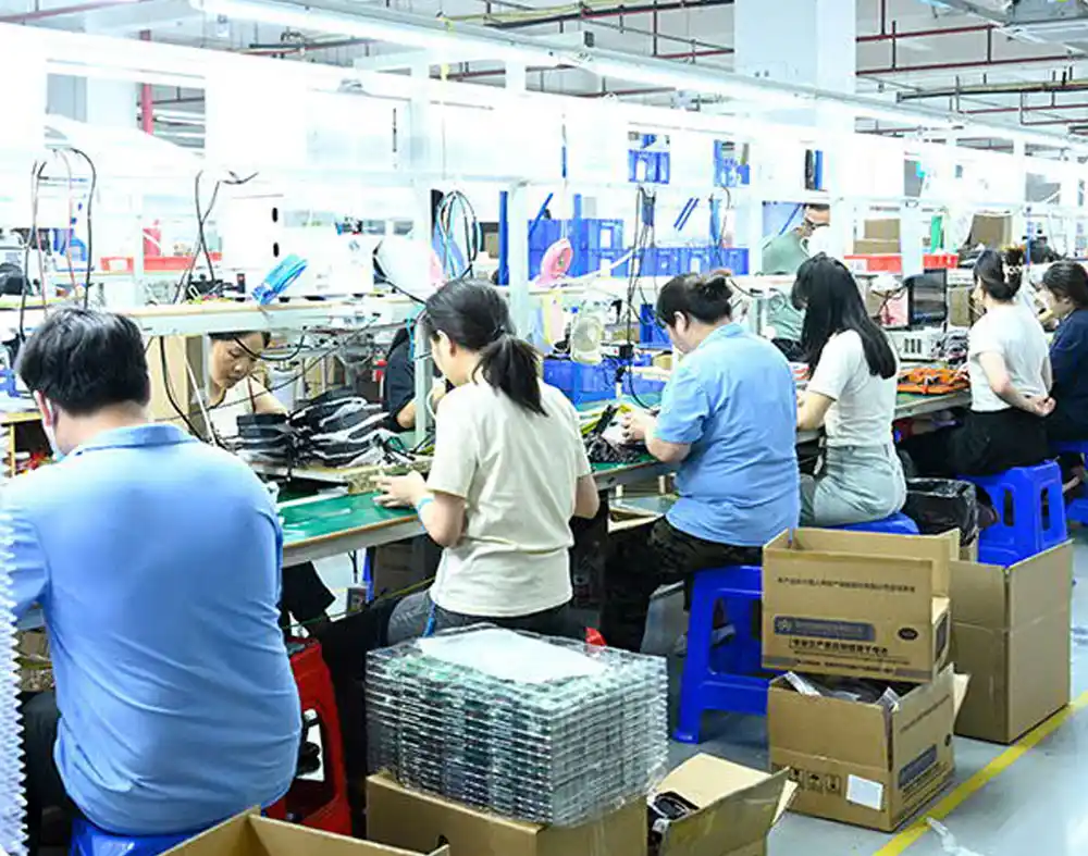 Production assembly - SMT lines and multi-stage assembly for charger OEM manufacturing