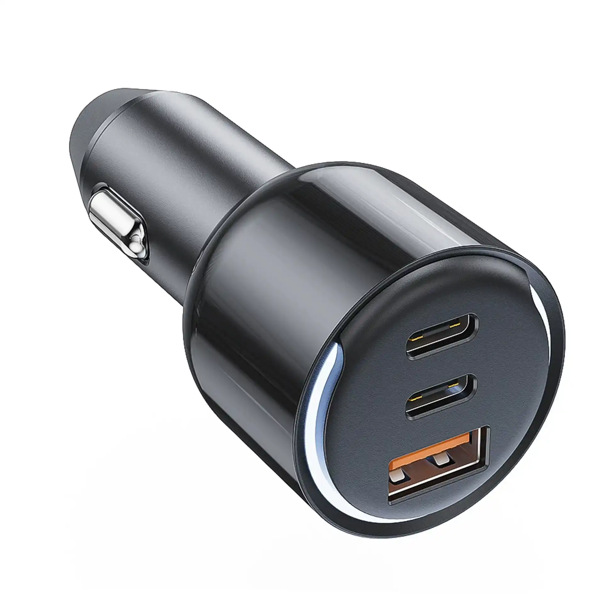 WOWOHCOOL factory 100W 3-port car charger with 65W laptop PD and drone power station support - outdoor automotive OEM