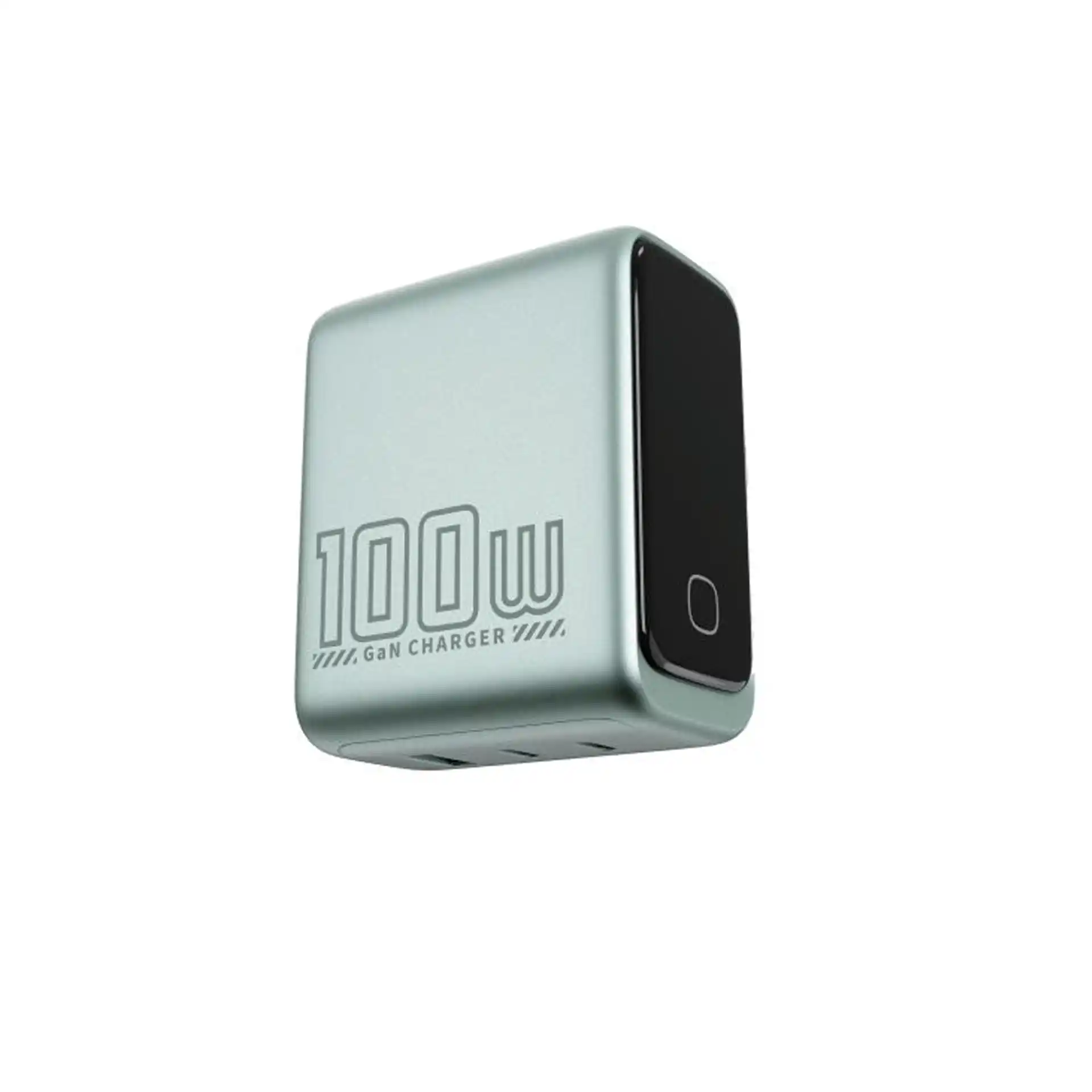 WOP100 100W GaN Charger 3-Port AI Display Real-Time Charging Visualization