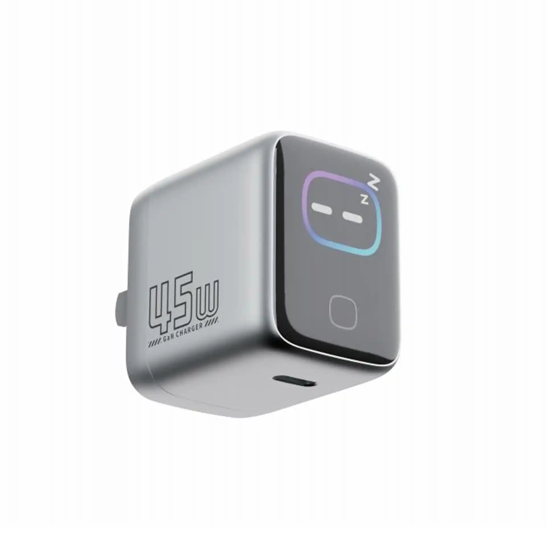 WOP45 45W Mini GaN Charger Single USB-C AI Display PPS AVS