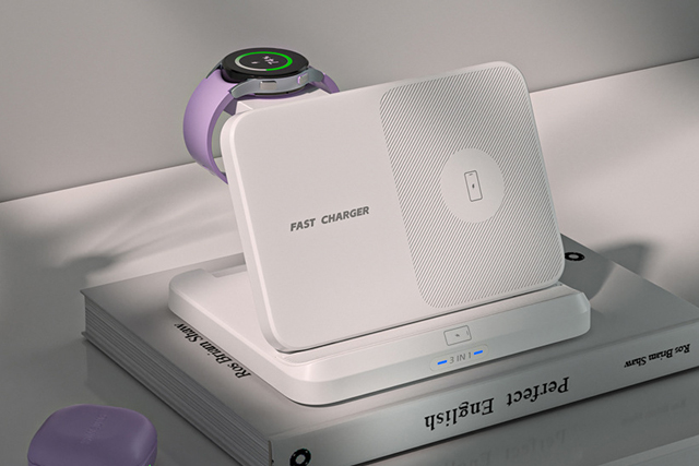 3-in-1 Wireless Charger Compatible with Xiaomi MIX and Samsung Fold Phones